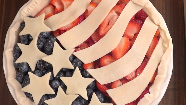 Old Glory Berry Pie