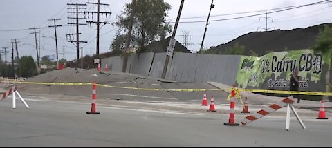 Underground issue causes severe damage