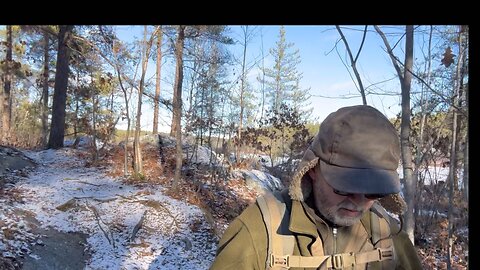 Out for a small hike make some coffee on my firebox stove