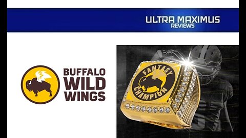 🔥Buffalo Wild Wings Fantasy Championship Ring