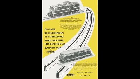Hamo Modellbahn Katalog von 1962 / 1963