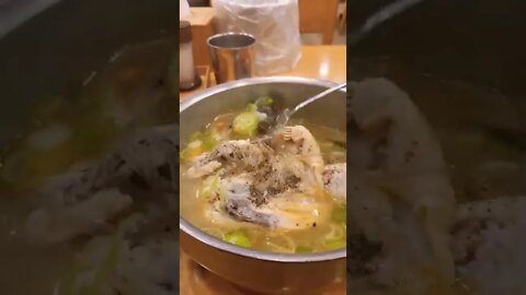 #korea #food #shorts This is happy moment! Korean chiken soup