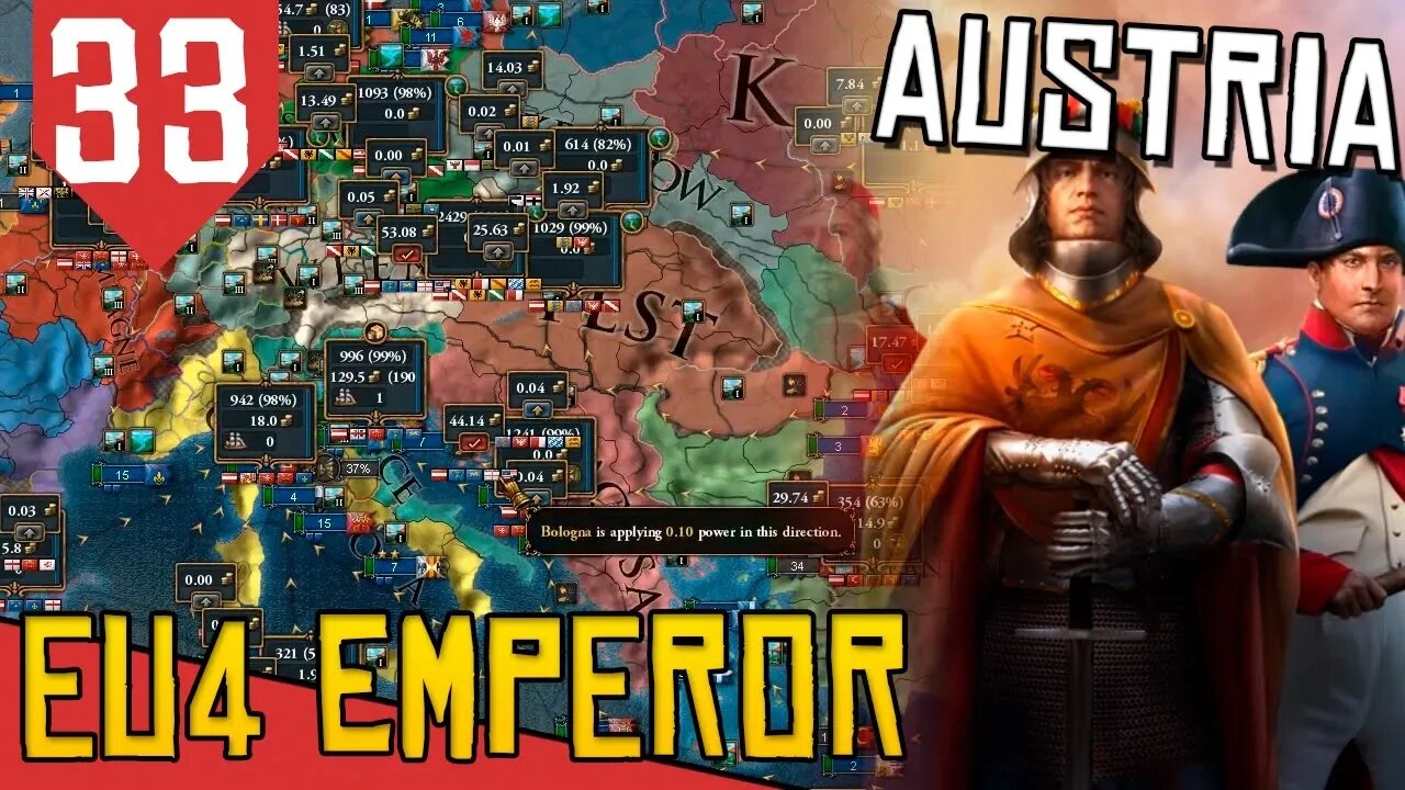 Quanta REBELDIA! - EU4 Austria #33 [Série Gameplay Português PT-BR]