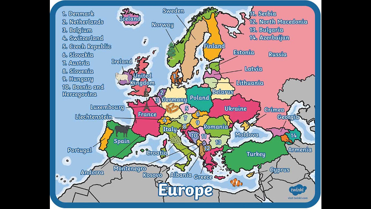 Geography Fact About Europe