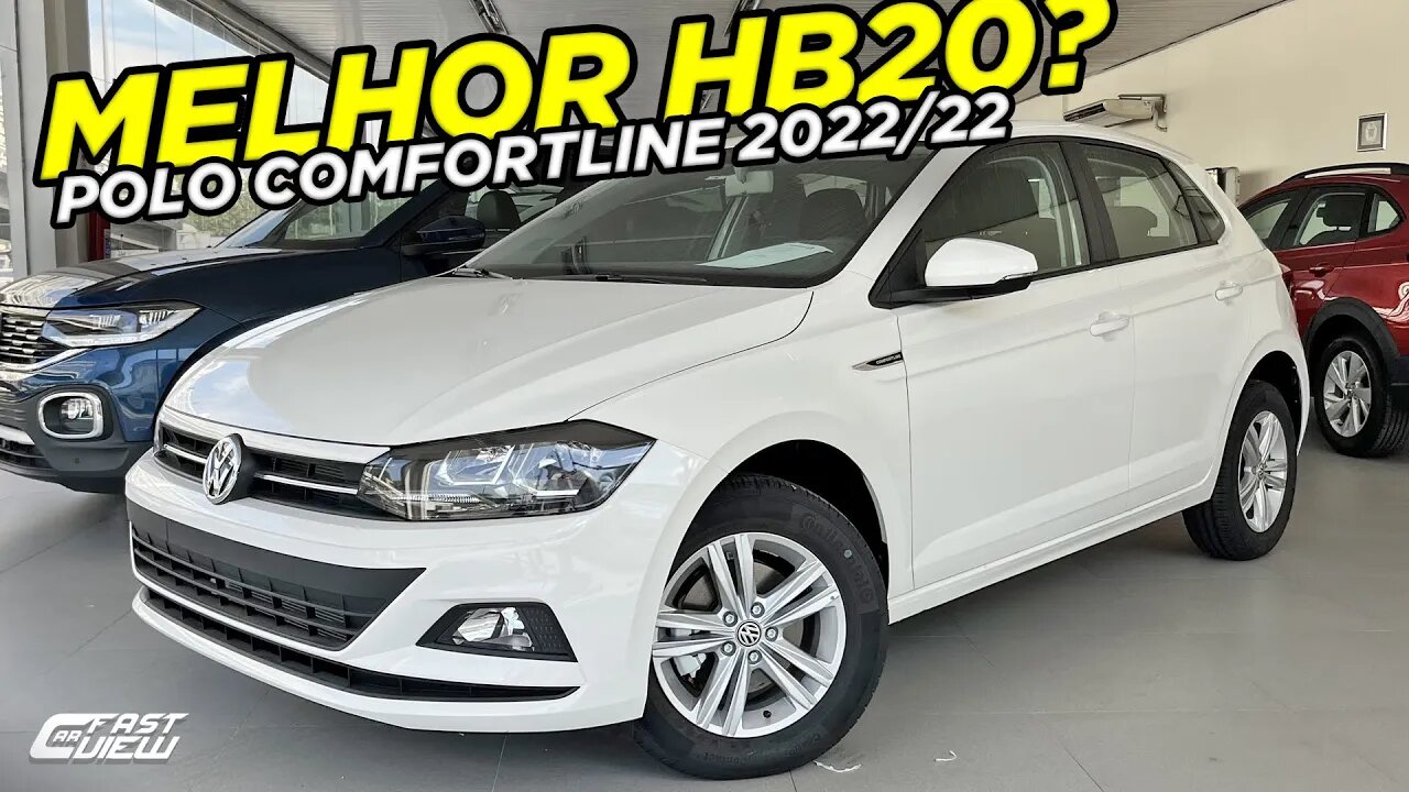 NOVO VOLKSWAGEN POLO COMFORTLINE 2022 MELHOR QUE HB20 PLATINUM? JÁ PASSOU DE R$105 MIL!