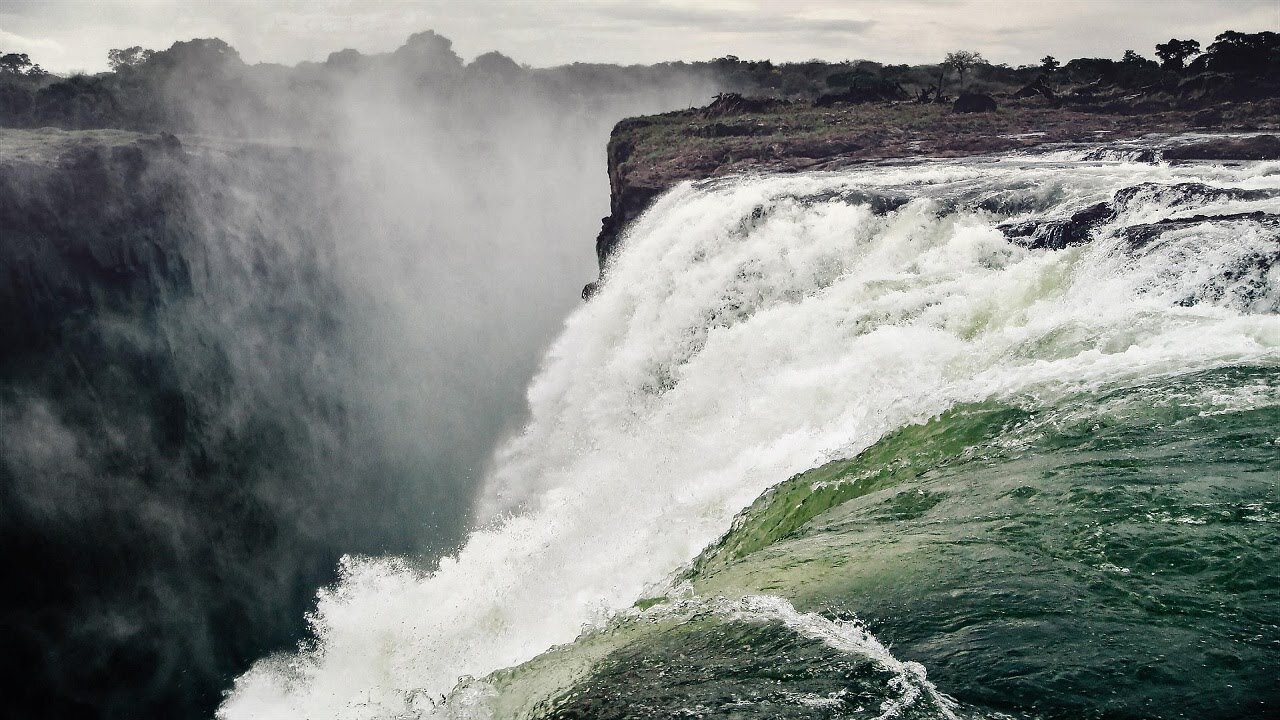 3 Hour Relaxing Video of Huge Waterfall