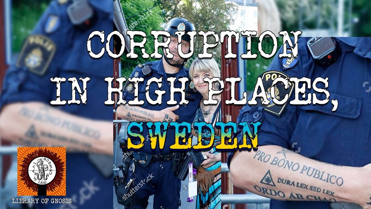 Corruption in high places, Sweden. Fasces axes and the deep state CONFIRMED, symbols explained.