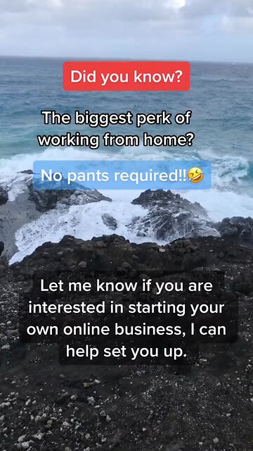 Do You Know the Biggest Perk of a Working from Home?😉