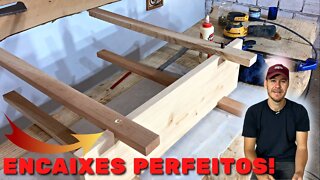 Como Fazer Encaixes Perfeitos em Móveis. Projeto Moderno.