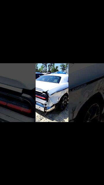 Hellcat, Scatpack, Challenger, Charger, Smashed At Auction Cheap #shorts #copart