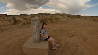 Urban Exploring - Preston Monument at OK-CO-NM Tripoint