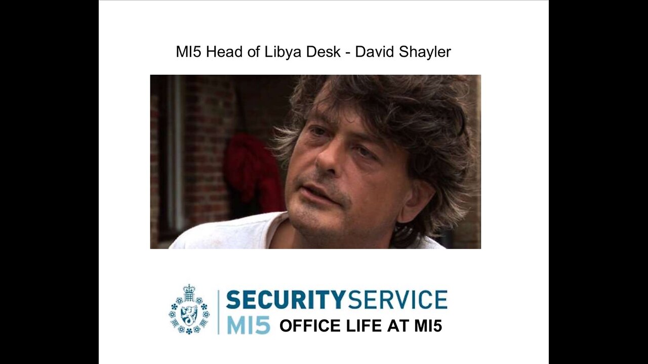 Mi5 Officer David Shayler reveals daily working life at Mi5