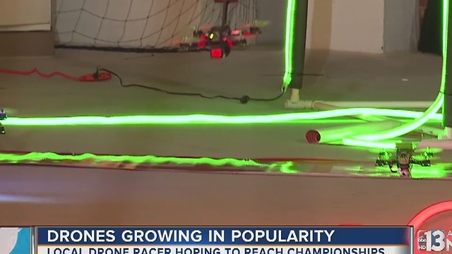 Las Vegas drone racer hopes to reach championships