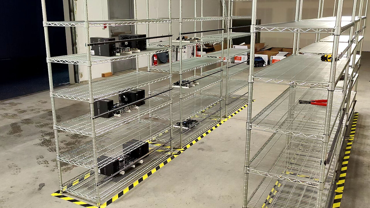 GPU Farm - New Warehouse Update, Build Out December 2021