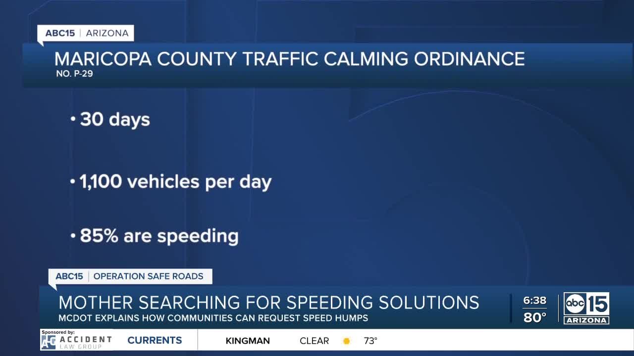 Anthem mother turns to Operation Safe Roads for slowing solutions in her neighborhood
