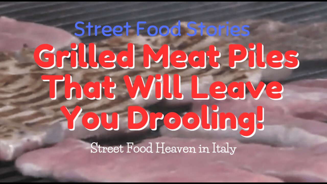 Street Food Heaven in Italy: Grilled Meat Piles That Will Leave You Drooling!