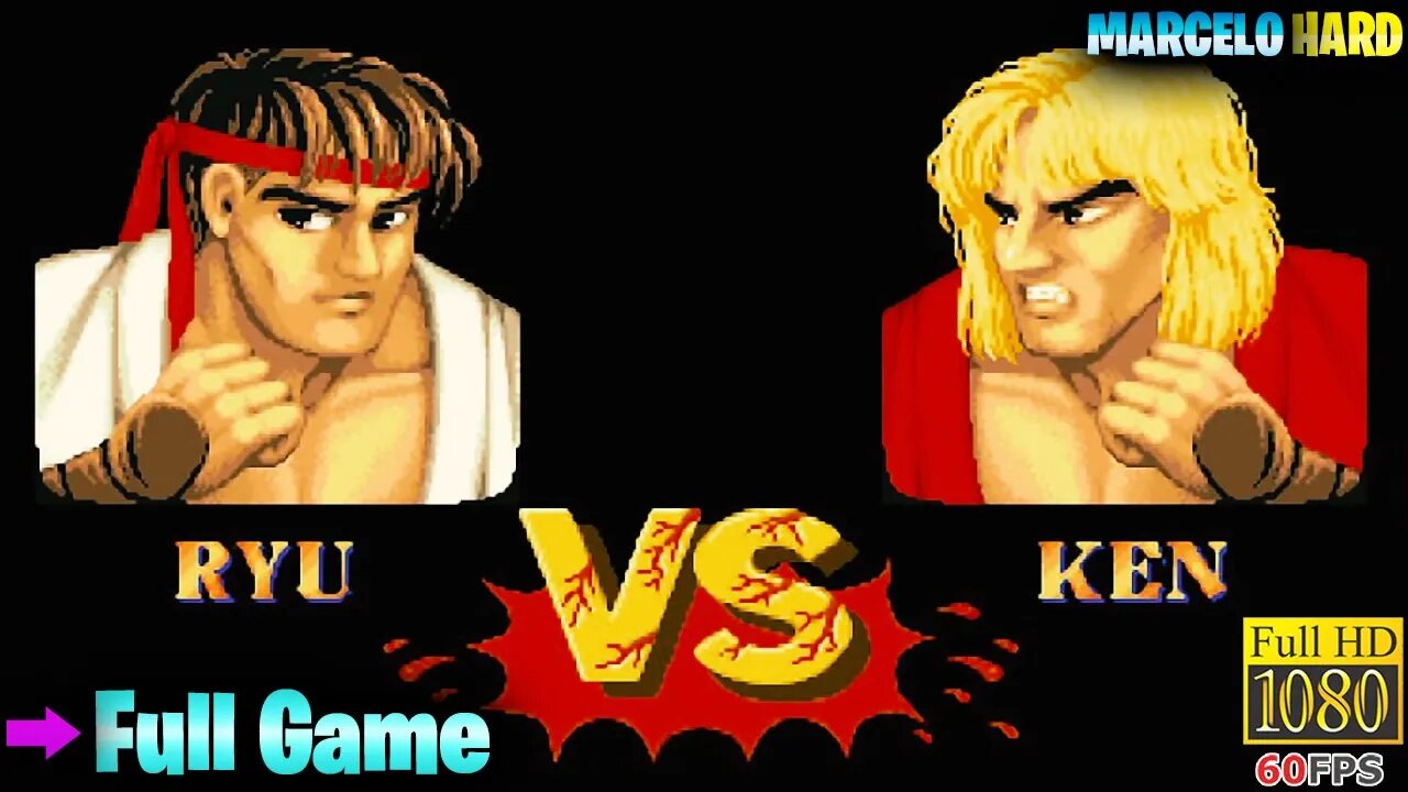 Street Fighter II: The World Warrior: Ryu - Arcade (Full Game Walkthrough)