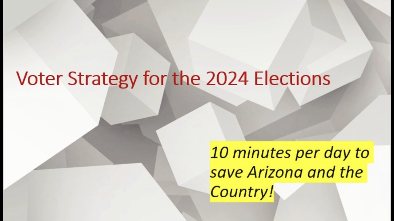 10 Minutes per day Strategy for Republicans to Win in 2024.