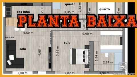 planta baixa 7,82x11,90