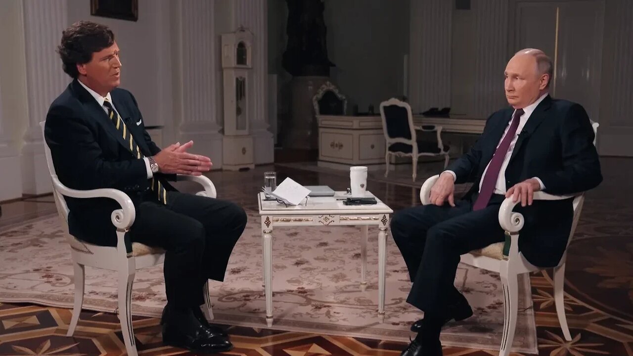 Tucker Carlson Interviews Vladimir Putin with Greek Subtitles