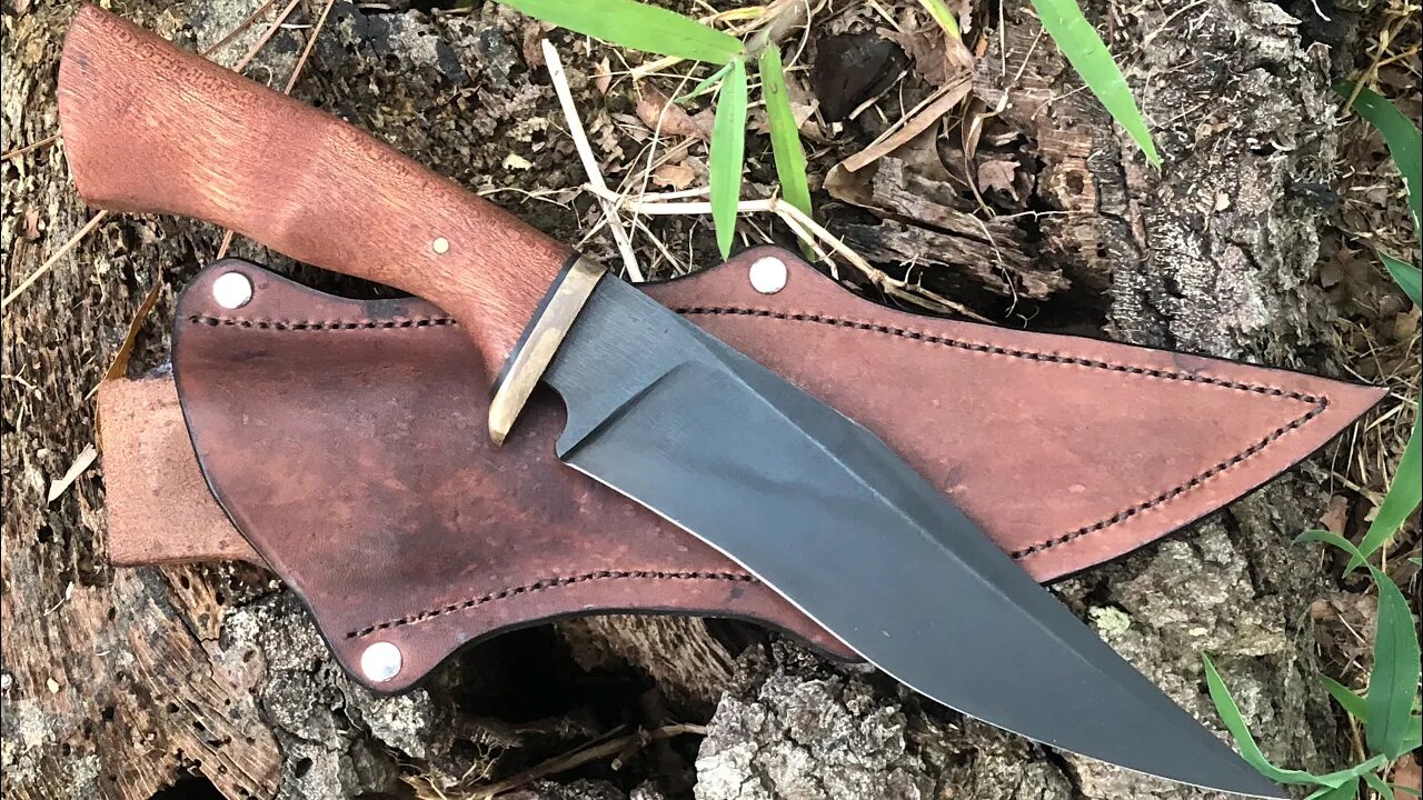 Leather Working: How to make a Leather Sheath for a Hidden Tang Knife: The Fighter