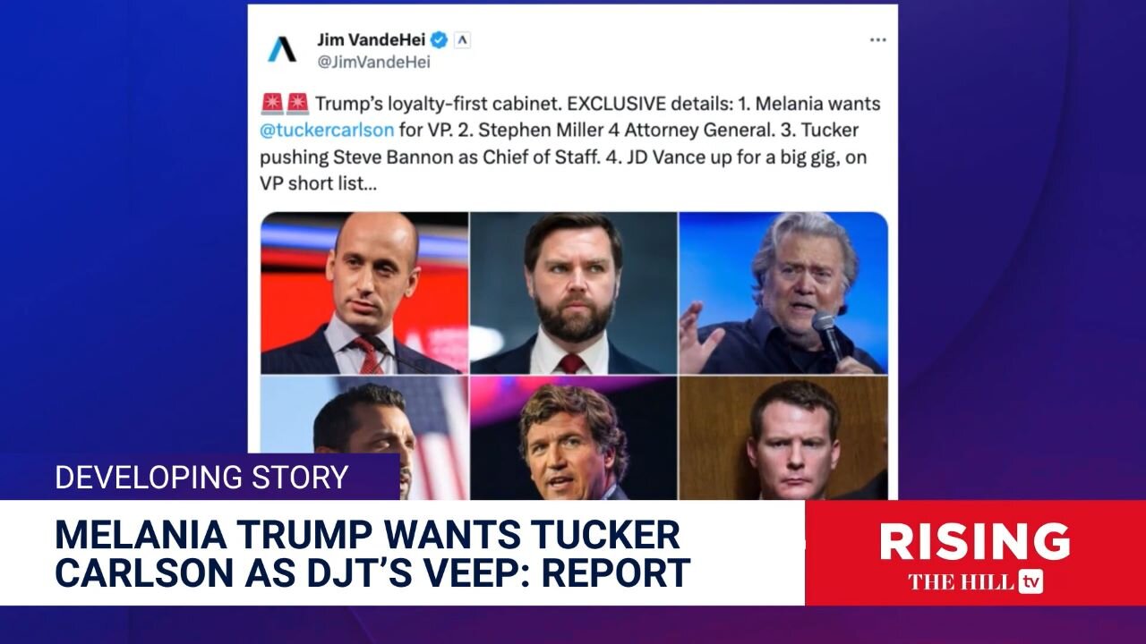 Tucker-Trump 2024? Loyalty-First Cabinet Incoming Including J.D. Vance, Bannon, Carlson: Report