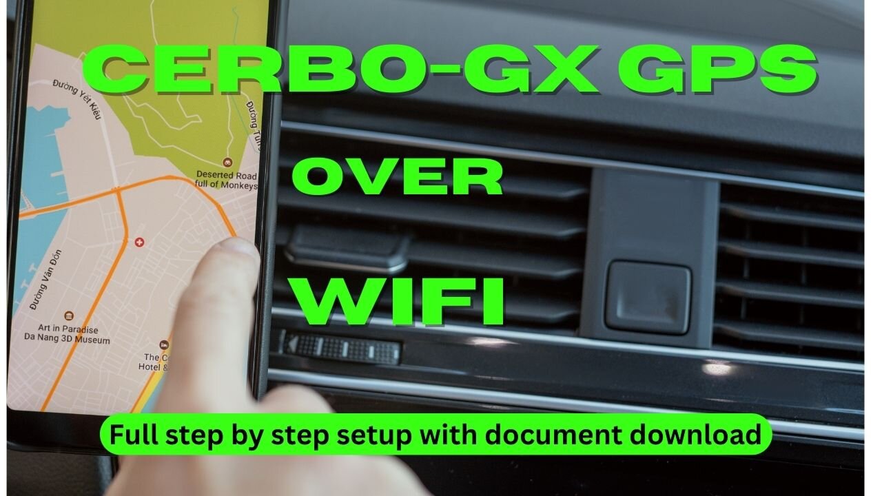 Cerbo GPS over WIFI Setup