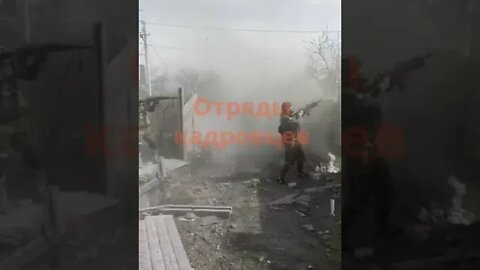 This is how the soldiers of the Chechen units denazify Ukraine
