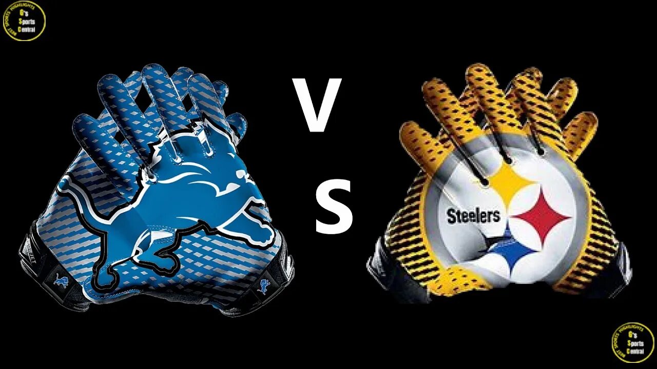 Pittsburgh Steelers VS Detroit Lions NFL Live Preseason