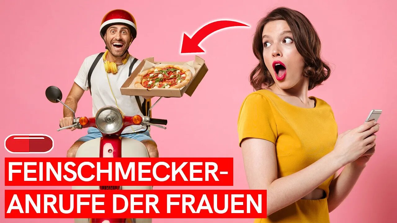 FEINSCHMECKER-ANRUFE: Wenn Frauen sich mit Männern FÜR EINE KOSTENLOSE MAHLZEIT VERABREDEN! 🍕