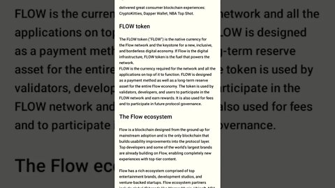 HAS FLOW REACHED ATH ? TIME TO INVEST? #flowtoken #flow #altcoin #cryptoinvesting #cryptonews #eth