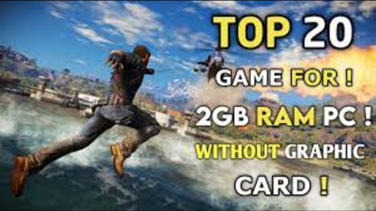 Top 20 High Graphics Games for LOW END PC | 2GB RAM | 4GB RAM | 512MB | VRAM |Dual Core PC's 2022