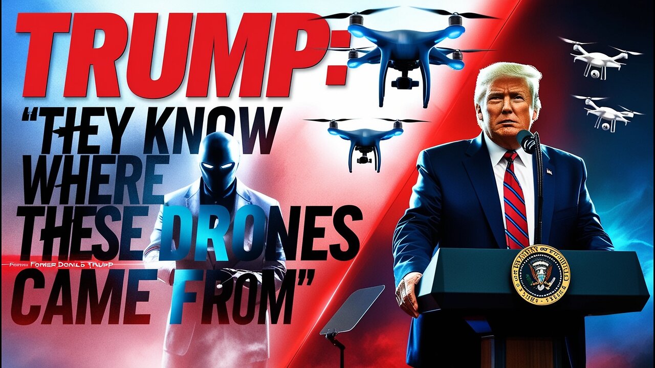 Trump: "The source of these drones is known"