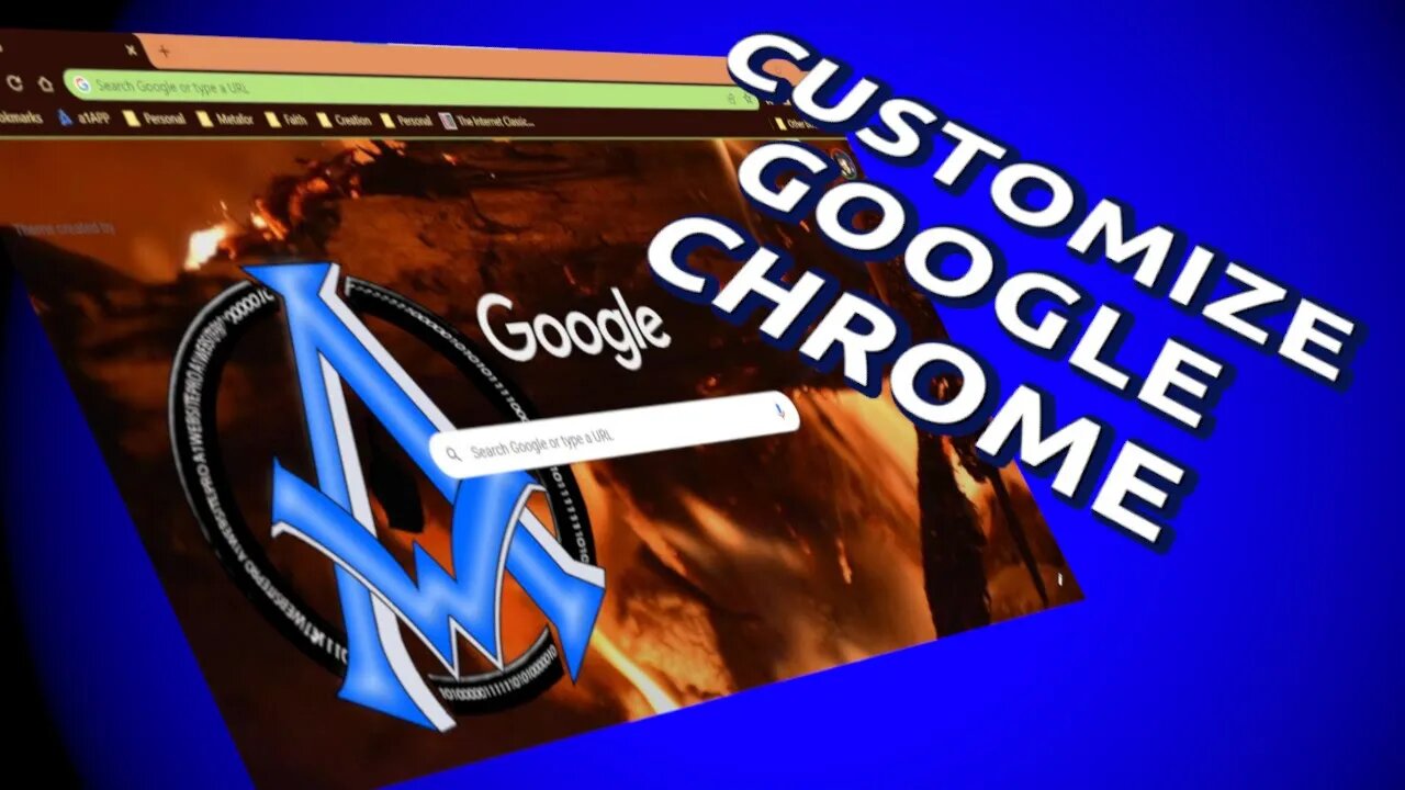 CUSTOMIZE GOOGLE CHROME BACKGROUND CHANGE FOR BEGINNERS | UPDATED VERSION 2022