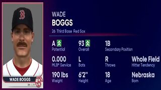 How To Create Wade Boggs Mlb The Show 22