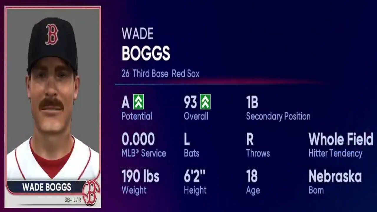 How To Create Wade Boggs Mlb The Show 22