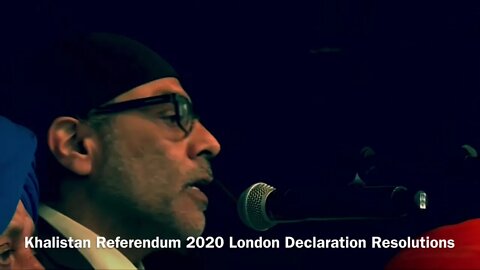 Khalistan Referendum 2020 Resolutions | London |