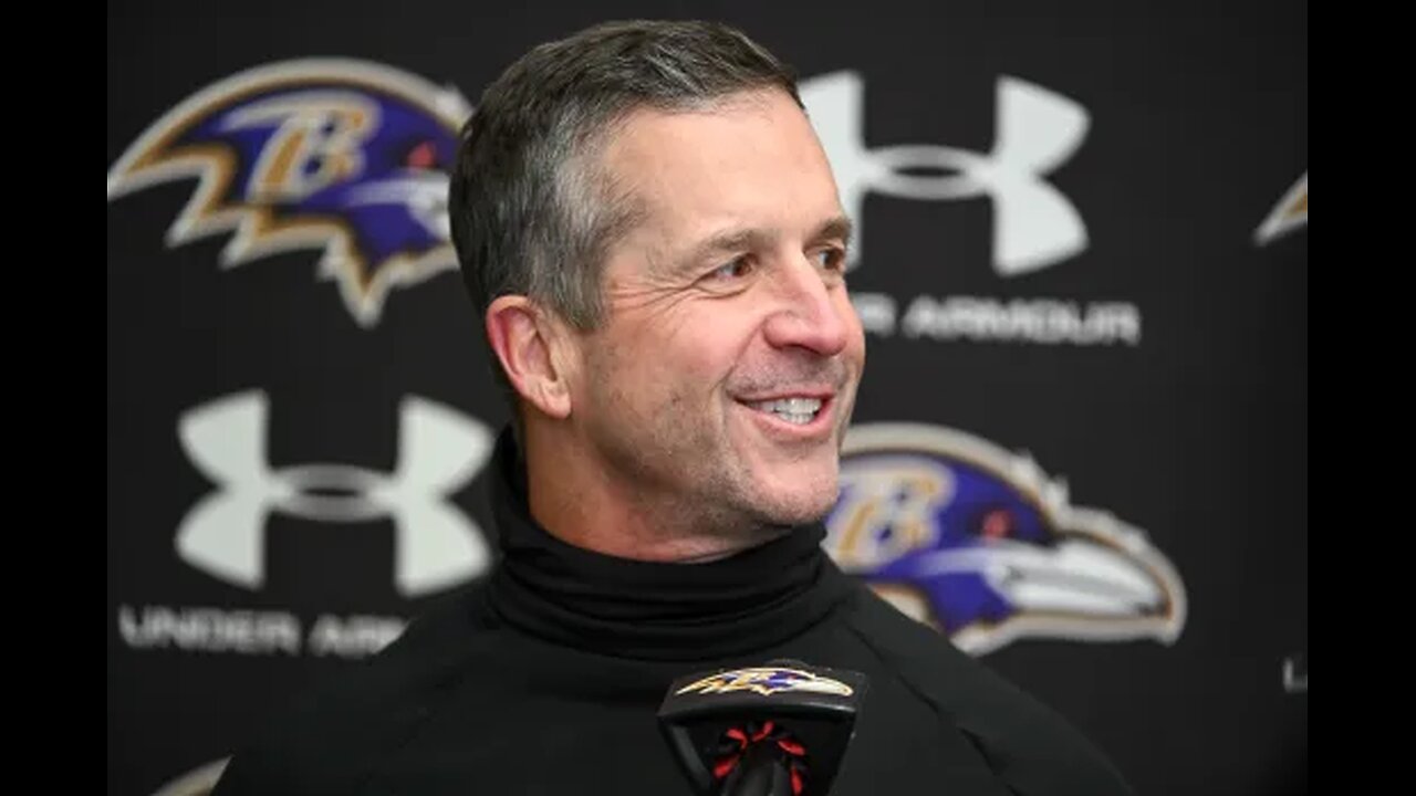 Ravens Coach Praises God For The Win !!!!