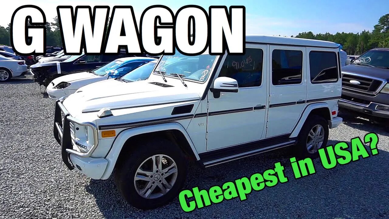 G Wagon Cheap Copart Walk Around