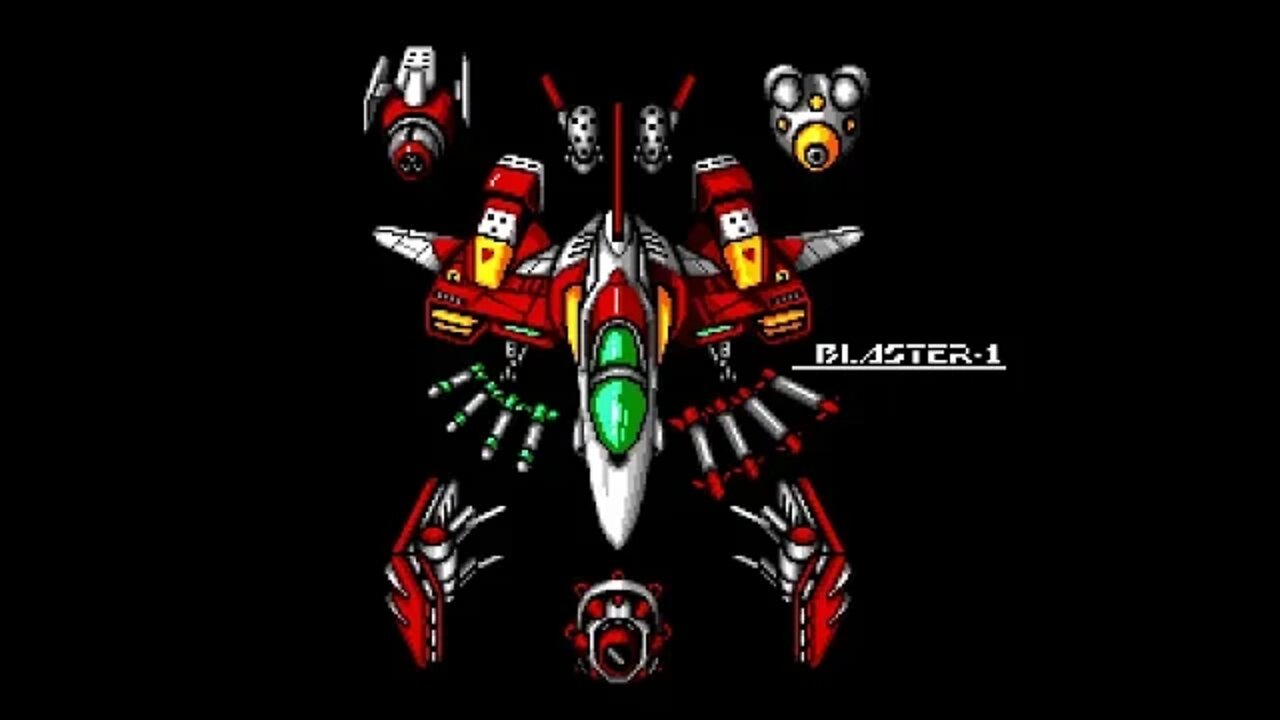 Aero Blasters Dual Play 2 loops (Turbografx-16 PC Engine)