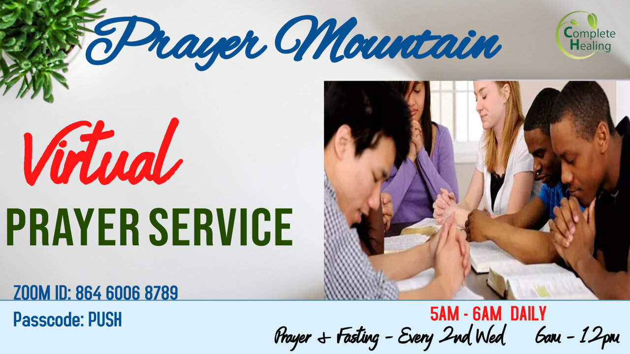 Prayer Mountain: Press together Nov 17, 2022