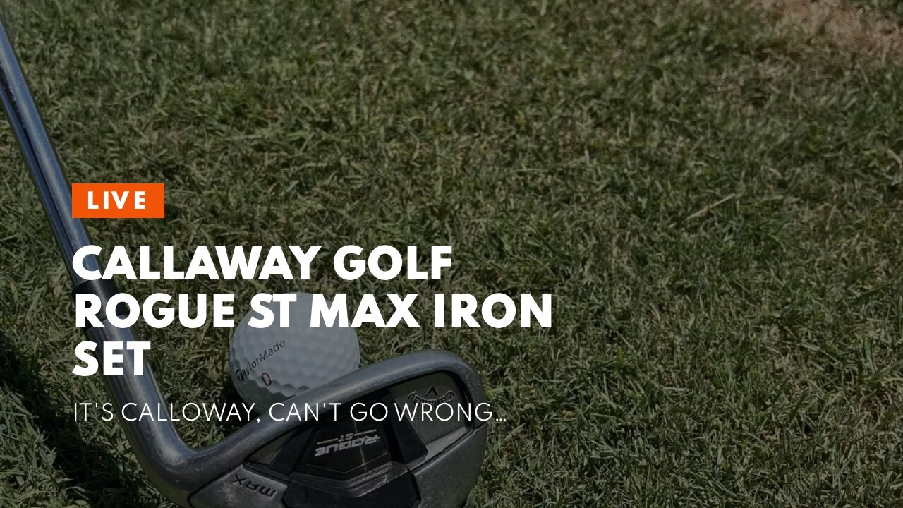 Callaway Golf Rogue ST Max Iron Set