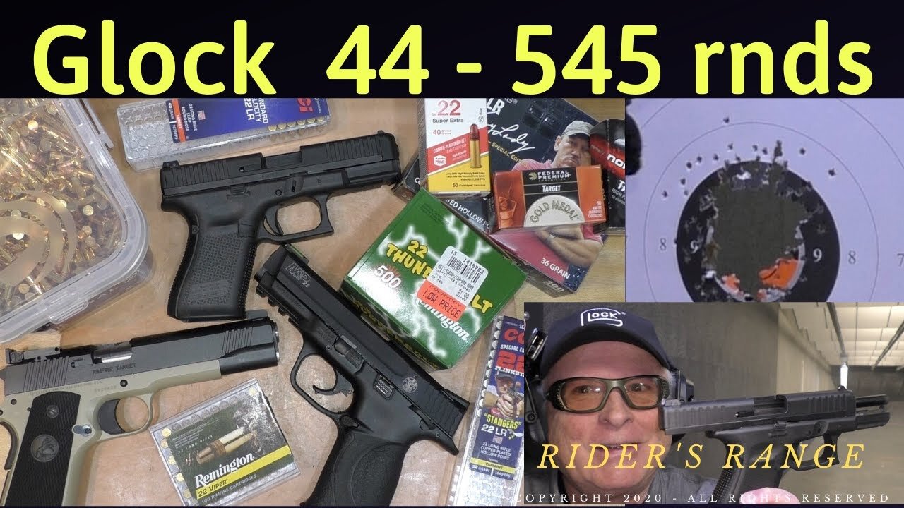 545 rounds through the Glock 44 - Bad gun, or bad ammo?