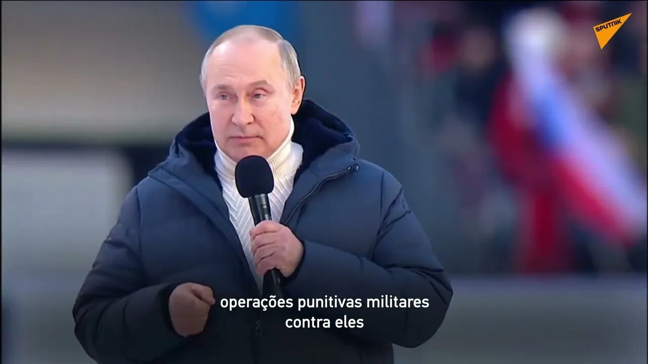 Putin: povo da Crimeia deu passo certo 'ao colocar barreira' no caminho dos neonazistas