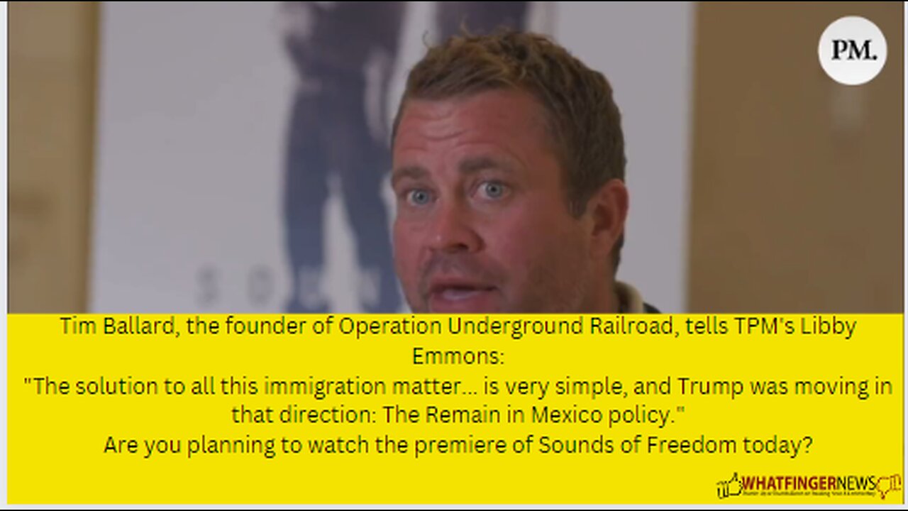 Tim Ballard, the founder of Operation Underground Railroad, tells TPM's Libby Emmons: