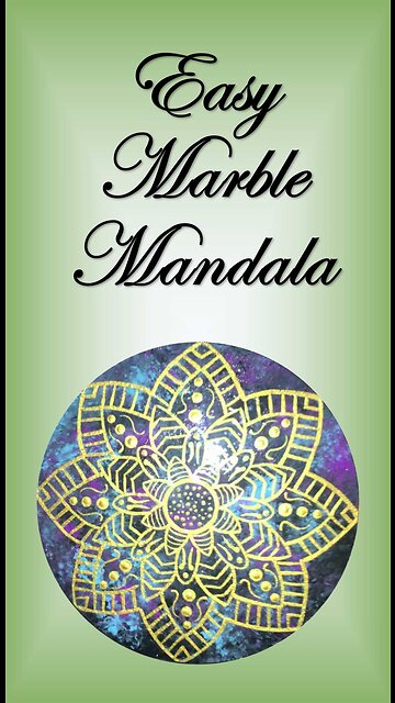Easy Marble Mandala Trailer