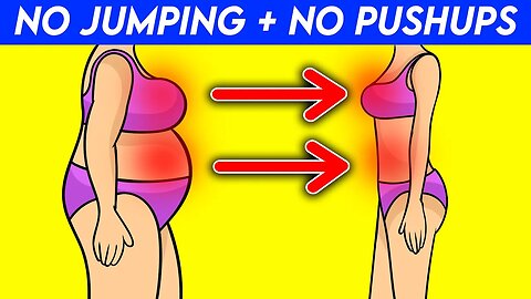 7 Day Lose Belly + Breast Fat Workout [No Jumping No Pushups]