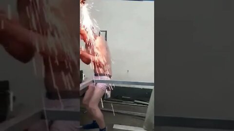 banho só assim hoje