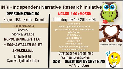 2023-06-06 Ugler i 4G+mosen - EØS-avtalen skalkeskjul - Q&A