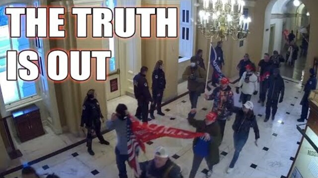 NEVER BEFORE SEEN FOOTAGE OF JANUARY 6TH SHOWS IT WAS MORE OF A GUIDED TOUR THAN AN "INSURRECTION"